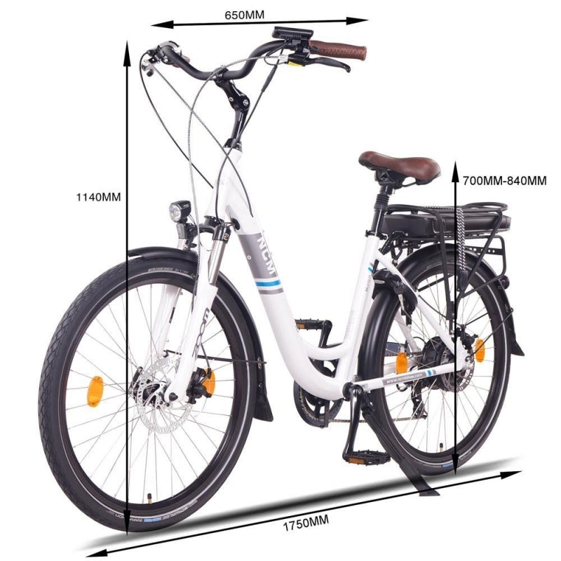 NCM Munich Electric Trekking eBike 250W 36V 468 Wh