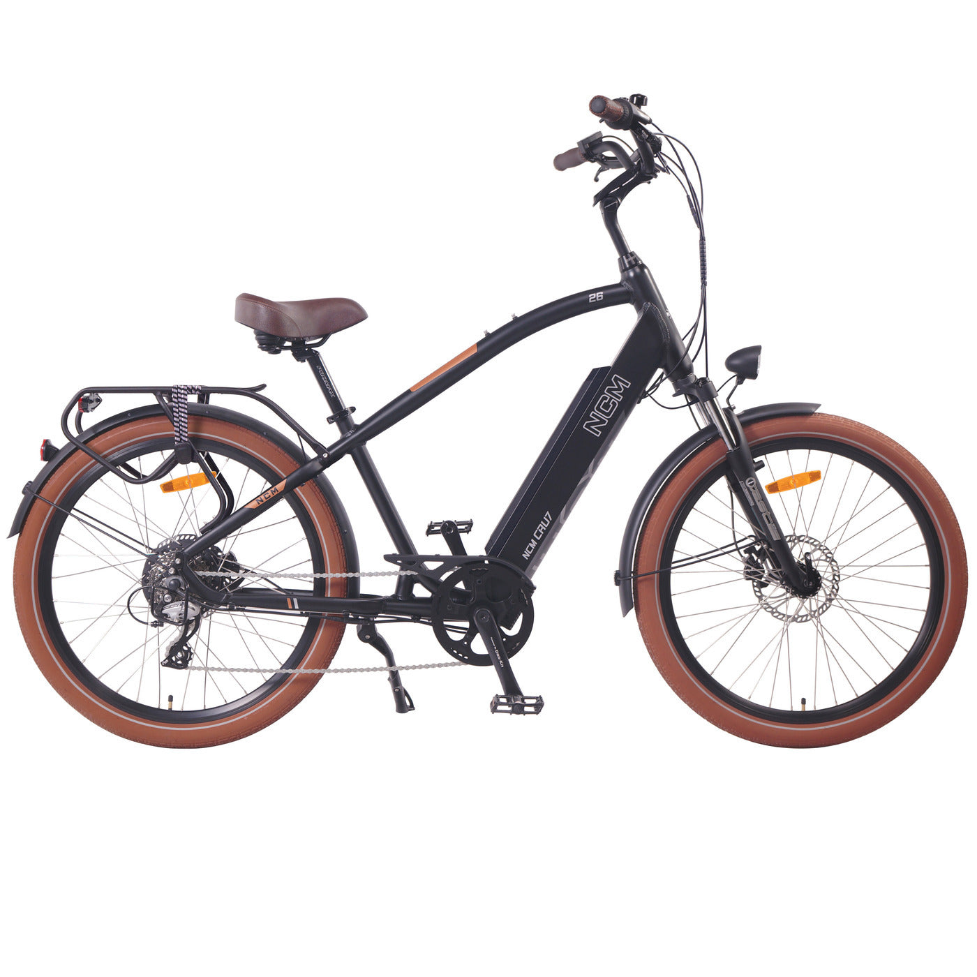 NCM Cru7 Cruiser Electric Bike Step Over