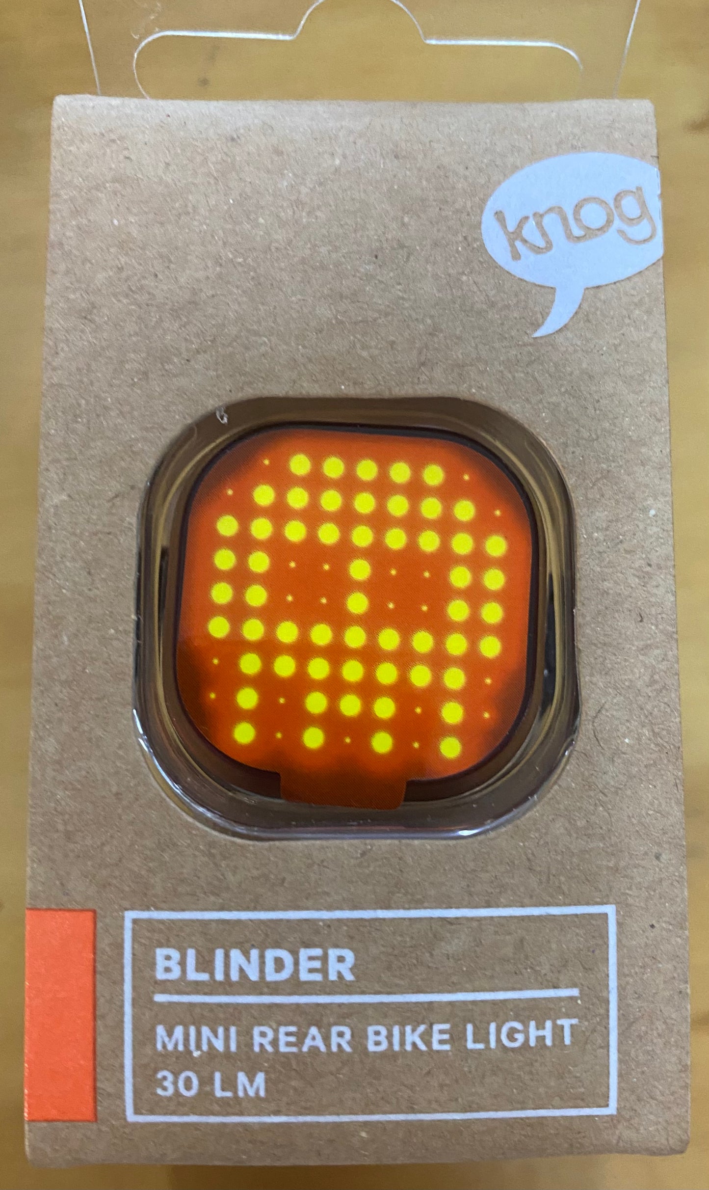 Lights and Reflector Accessories: Knog Blinder Mini Rear Bike Light