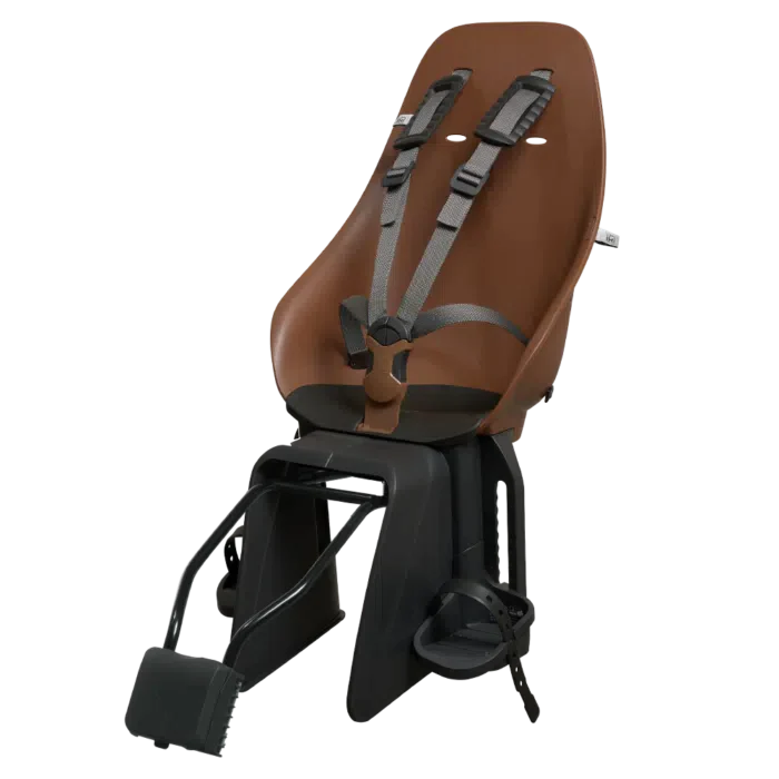 Child Safety Seats: Urban Iki Rear Bike Seat Haniwa Brown & Bincho Black