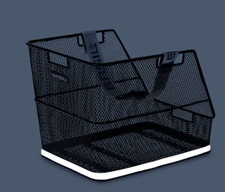 Bags, Baskets and Crates: Basil Rear Basket - Schoolbag