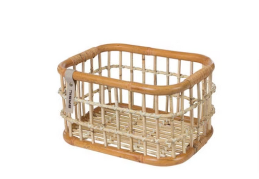 Bags, Baskets and Crates:  Basil Green Life Rattan basket