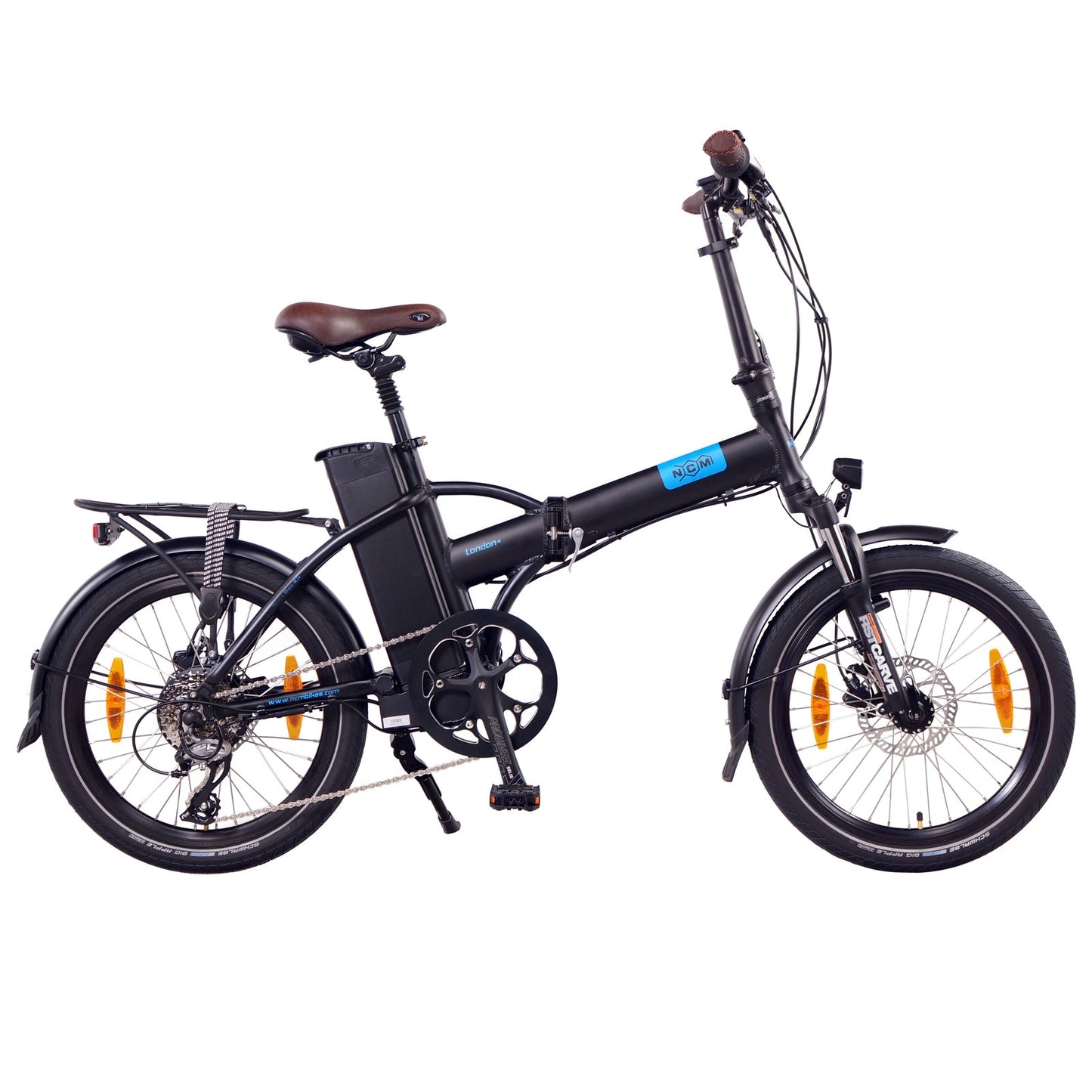 NCM London Plus Folding eBike BLACK