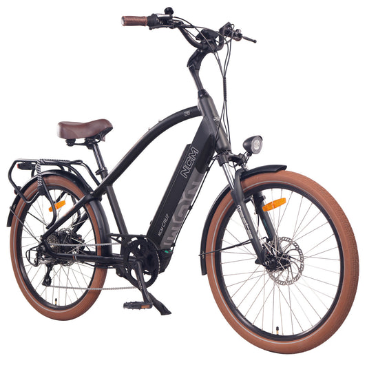 NCM Cru7 Cruiser Electric Bike Step Over