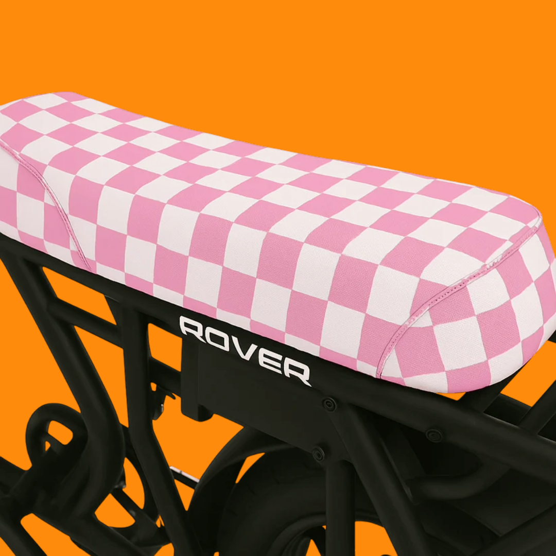 SeatDrip Bubblegum Checkered