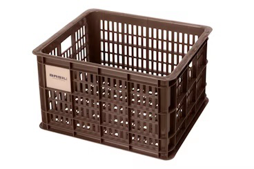 Bags, Baskets and Crates:  Basil Crate MEDIUM BROWN