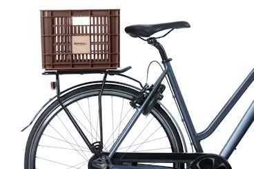 Bags, Baskets and Crates:  Basil Crate MEDIUM BROWN